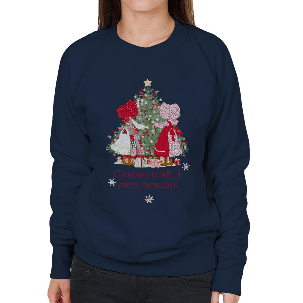 Holly Hobbie Christmas Sweet Memories Women's Sweatshirt-ALL + EVERY