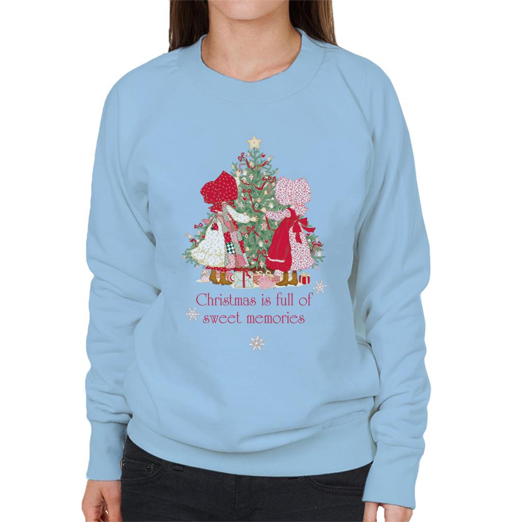 Holly Hobbie Christmas Sweet Memories Women's Sweatshirt-ALL + EVERY