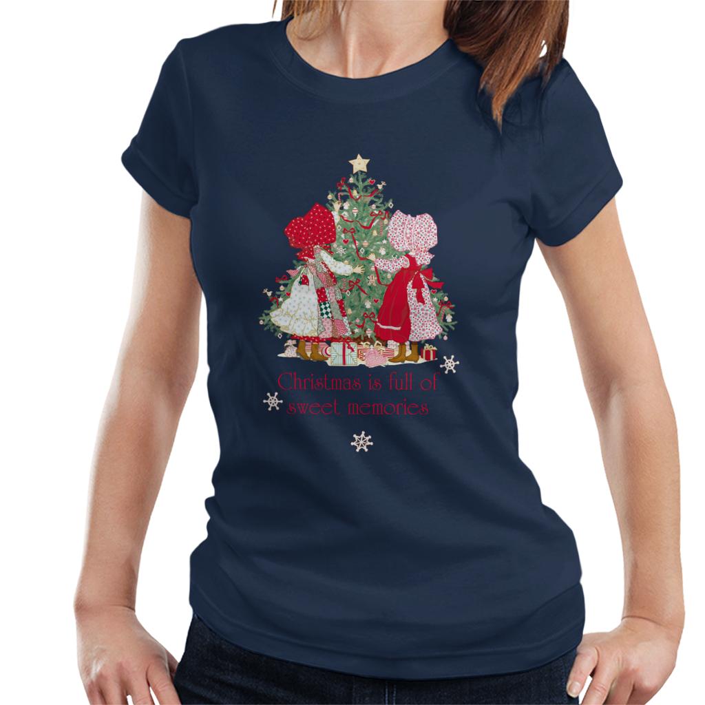 Holly Hobbie Christmas Sweet Memories Women's T-Shirt-ALL + EVERY