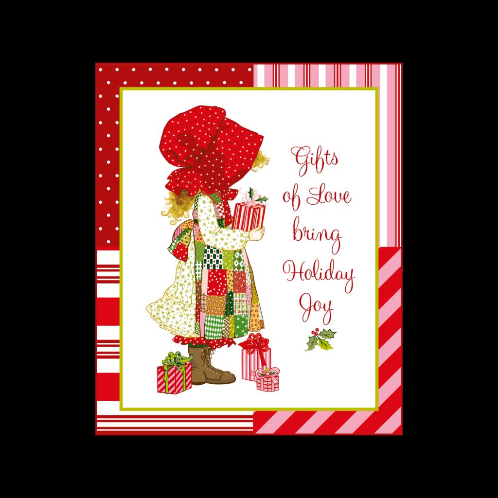 Holly Hobbie Christmas Gifts Of Love Bring Holiday Joy Women's Hooded Sweatshirt-ALL + EVERY