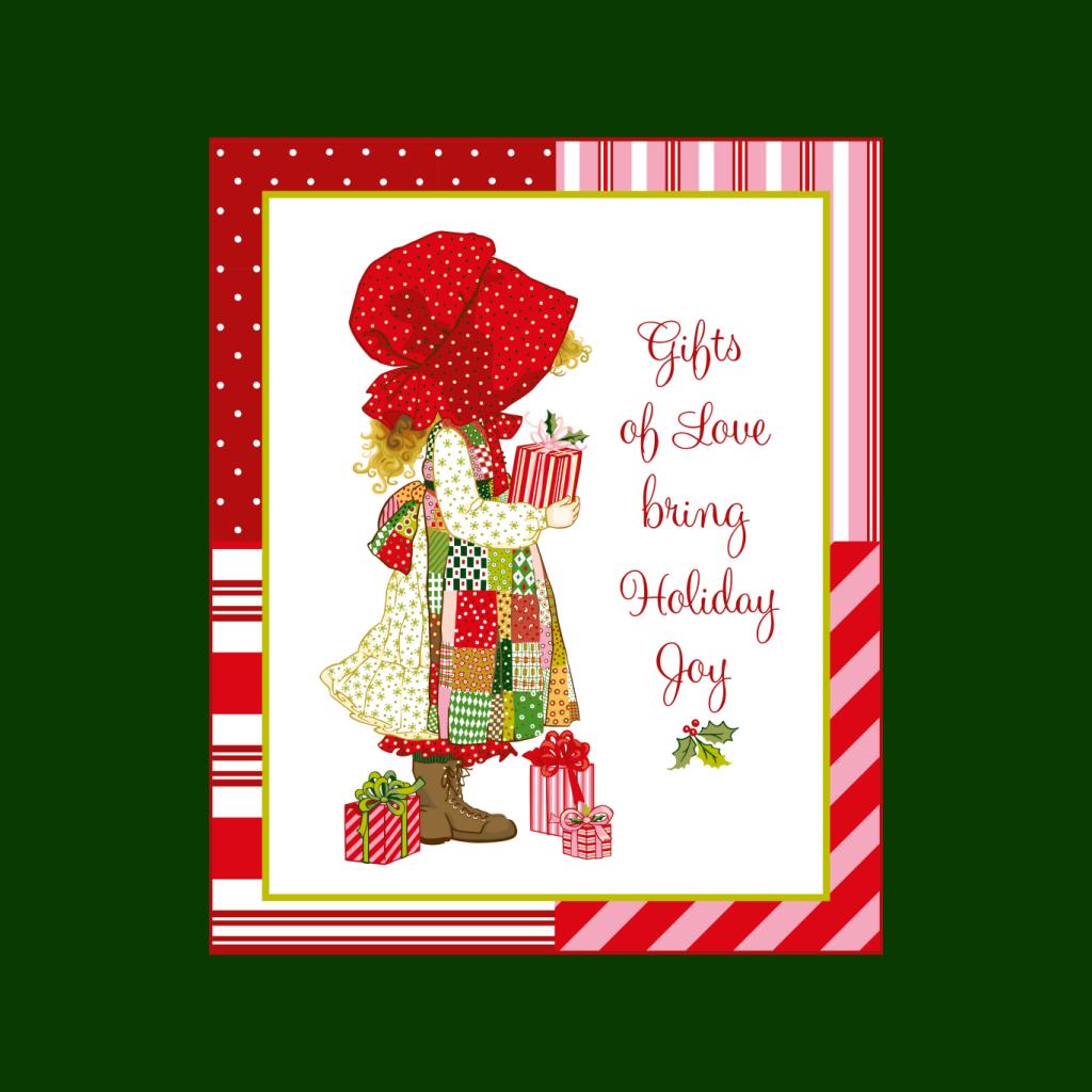Holly Hobbie Christmas Gifts Of Love Bring Holiday Joy Women's Hooded Sweatshirt-ALL + EVERY