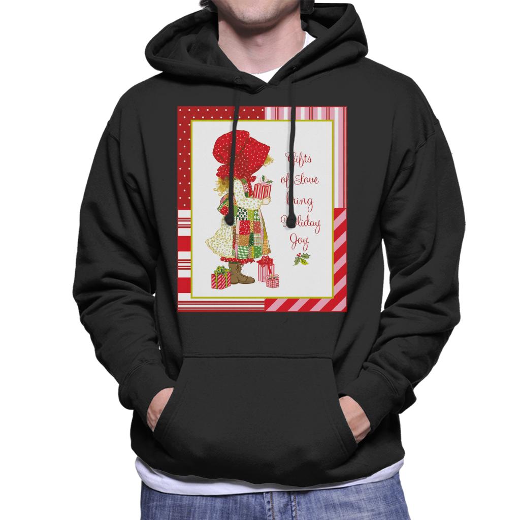 Holly Hobbie Christmas Gifts Of Love Bring Holiday Joy Men's Hooded Sweatshirt-ALL + EVERY