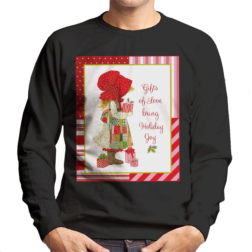 Holly Hobbie Christmas Gifts Of Love Bring Holiday Joy Men's Sweatshirt-ALL + EVERY