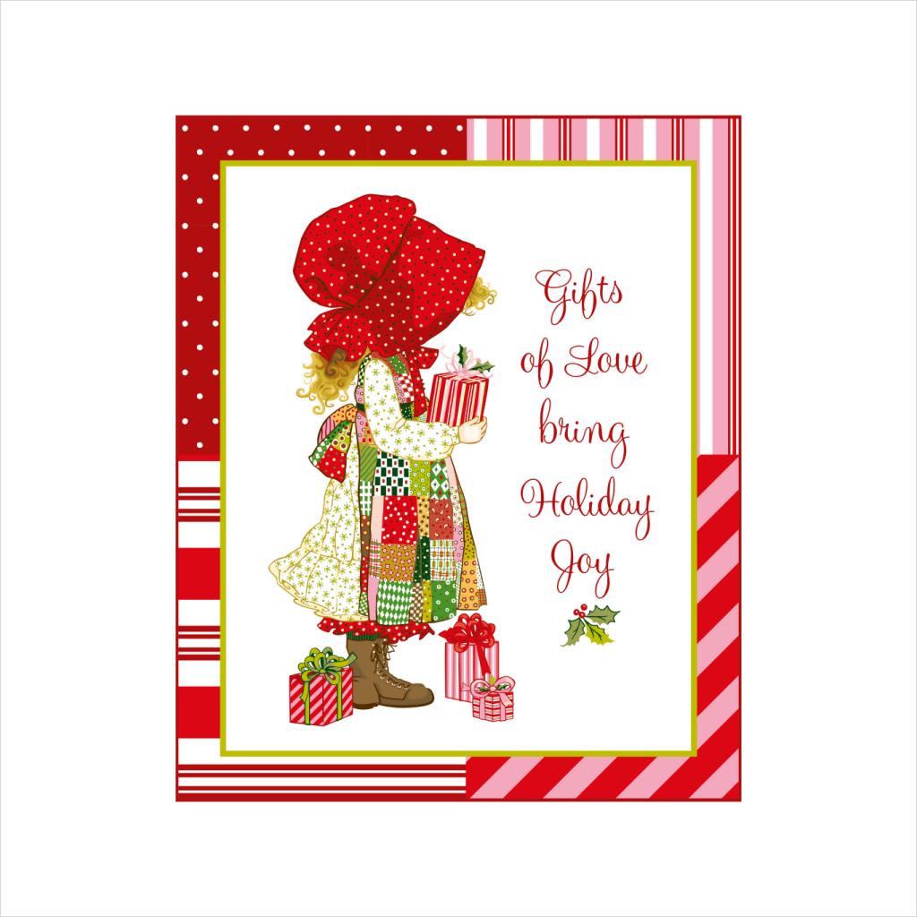 Holly Hobbie Christmas Gifts Of Love Bring Holiday Joy Women's Hooded Sweatshirt-ALL + EVERY