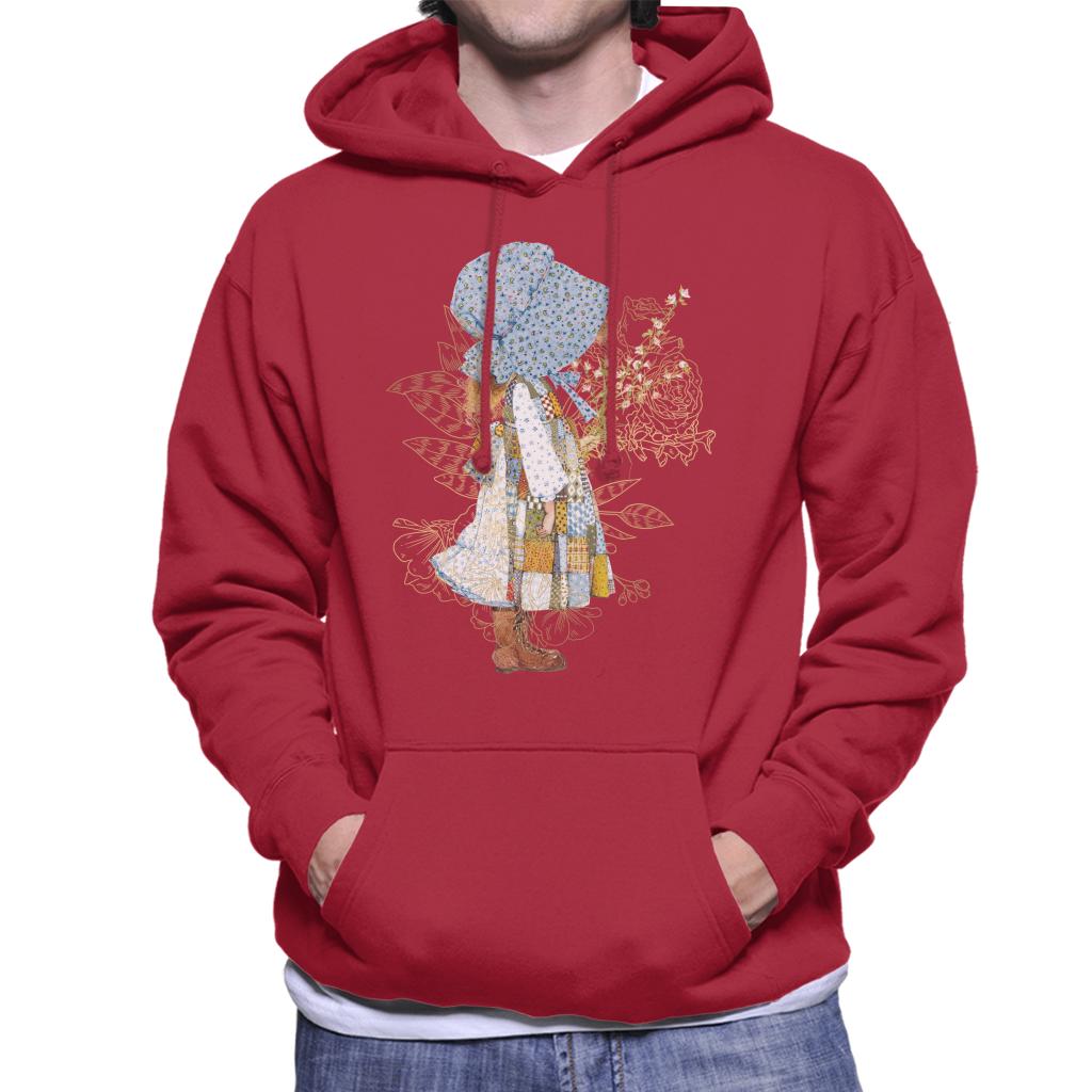 Holly Hobbie Classic Hat And Flowers Men's Hooded Sweatshirt-ALL + EVERY