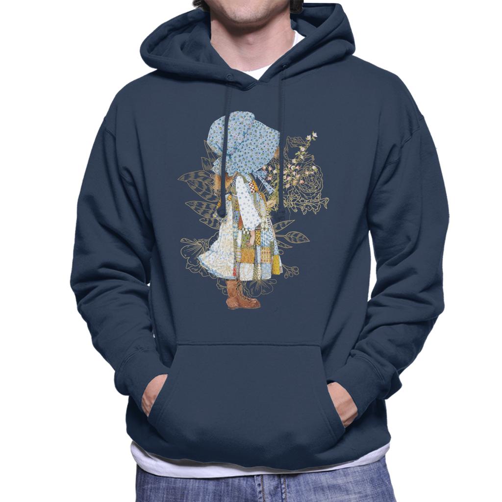 Holly Hobbie Classic Hat And Flowers Men's Hooded Sweatshirt-ALL + EVERY