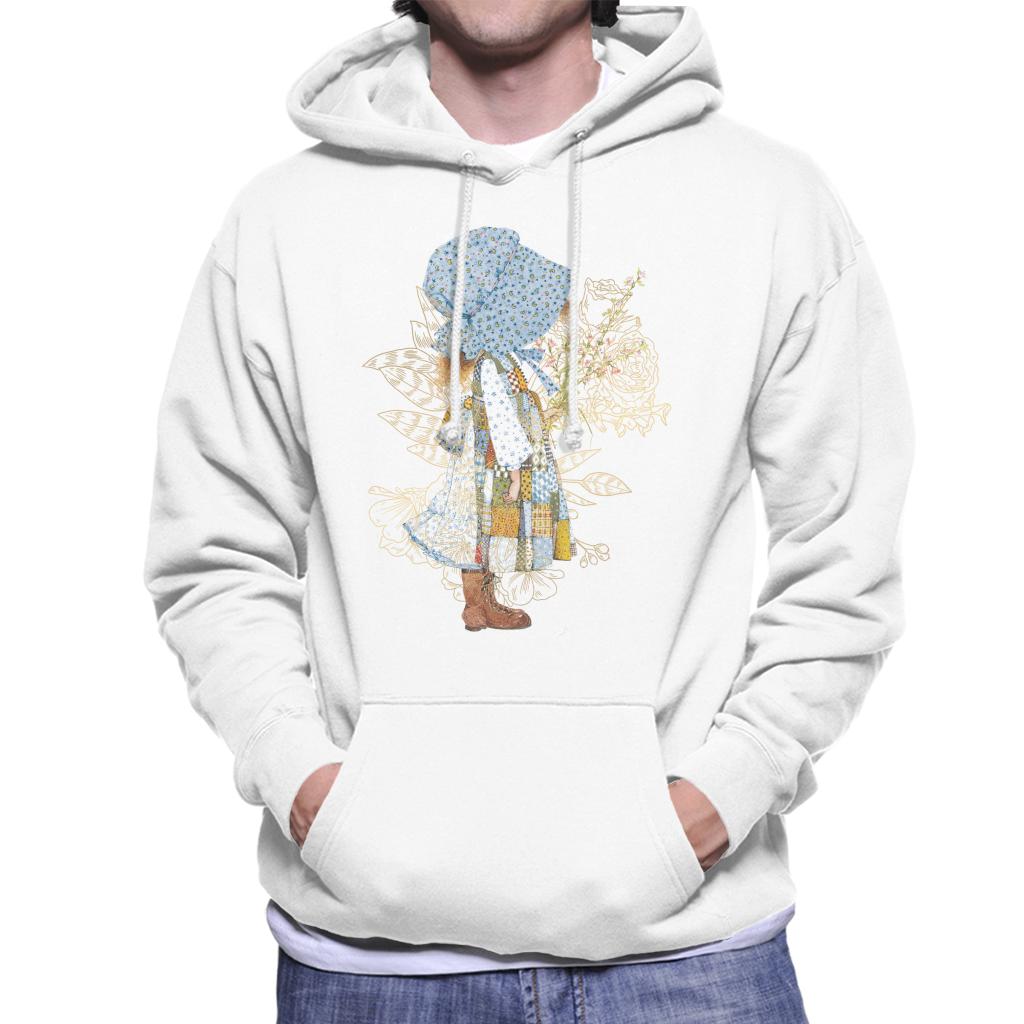 Holly Hobbie Classic Hat And Flowers Men's Hooded Sweatshirt-ALL + EVERY