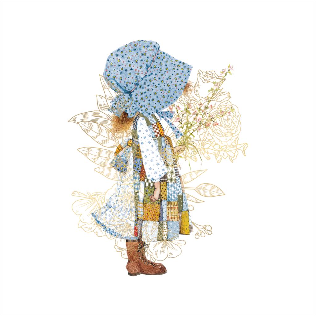 Holly Hobbie Classic Hat And Flowers Men's T-Shirt-ALL + EVERY