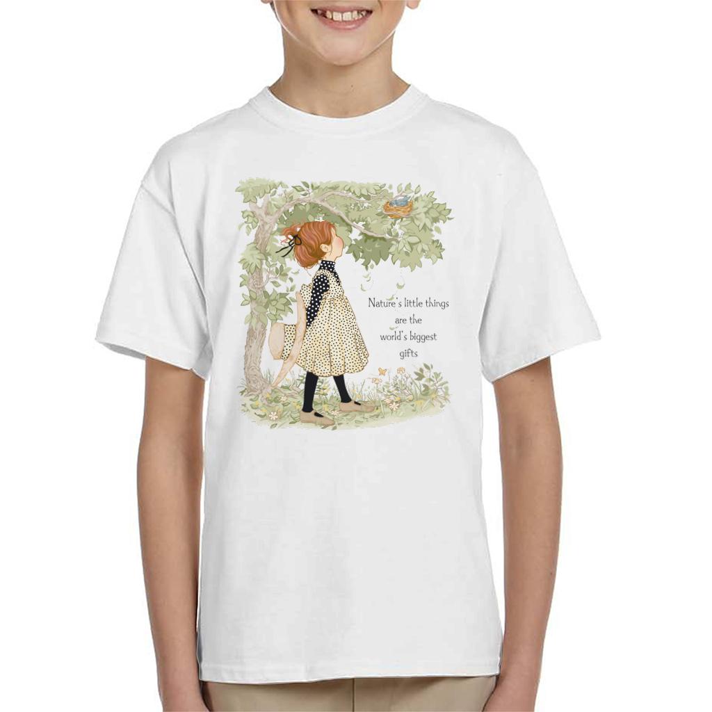 Holly Hobbie Classic Natures Little Things Dark Text Kid's T-Shirt-ALL + EVERY