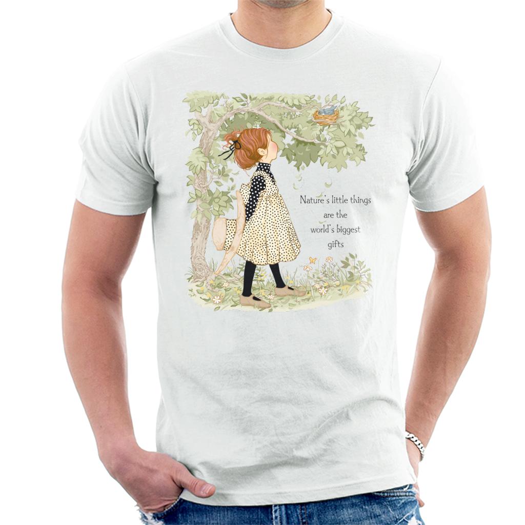 Holly Hobbie Classic Natures Little Things Dark Text Men's T-Shirt-ALL + EVERY