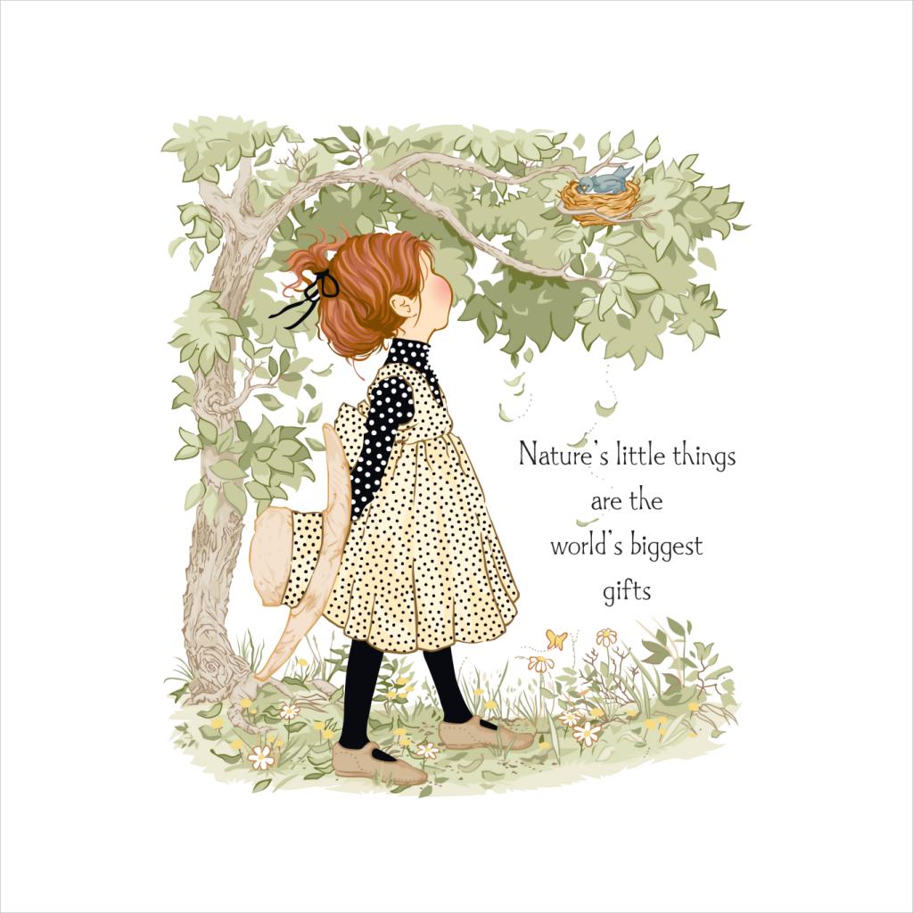 Holly Hobbie Classic Natures Little Things Dark Text Women's T-Shirt-ALL + EVERY