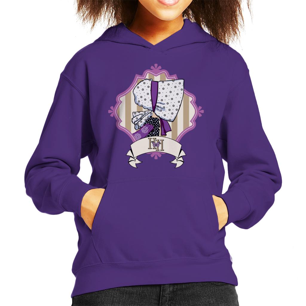 Holly Hobbie Classic Bonnet Side Profile Kid's Hooded Sweatshirt-ALL + EVERY