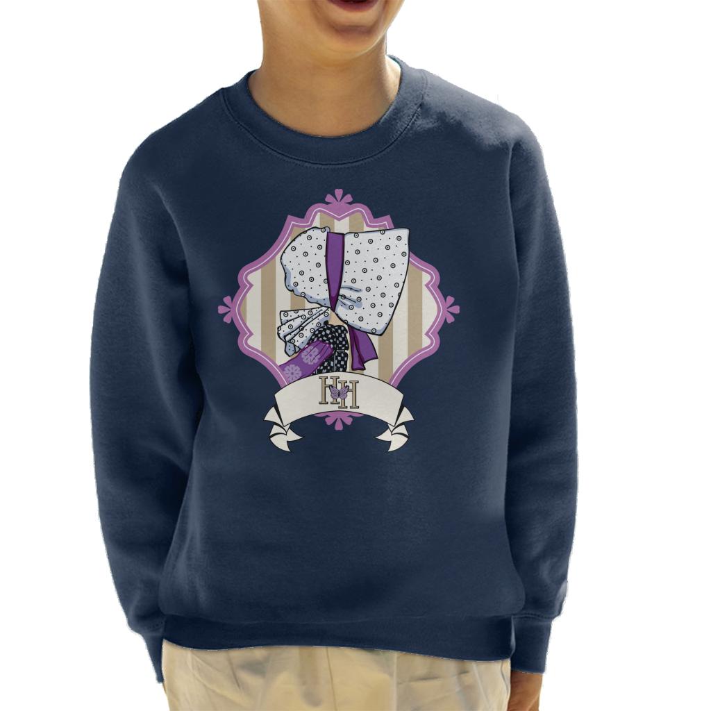 Holly Hobbie Classic Bonnet Side Profile Kid's Sweatshirt-ALL + EVERY