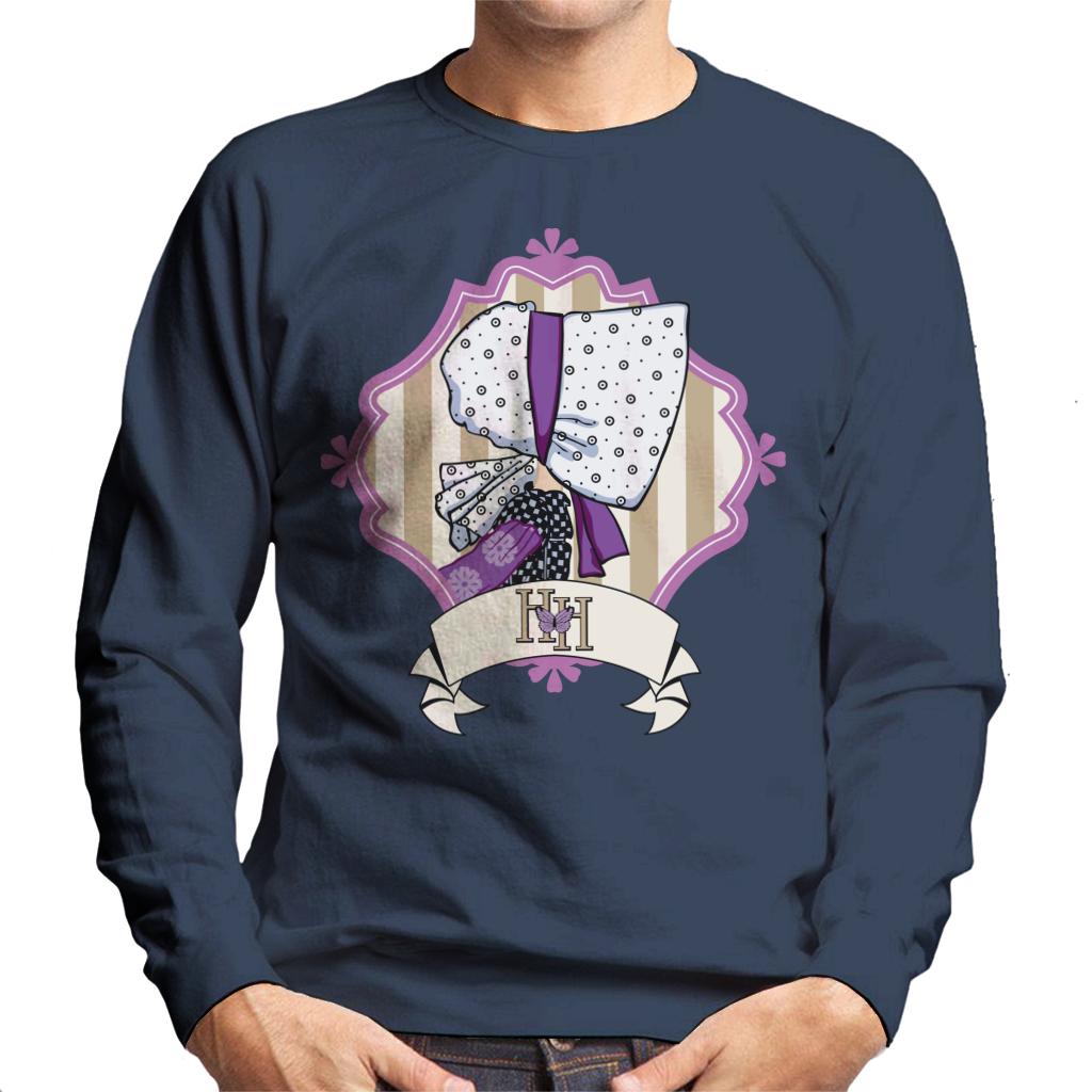 Holly Hobbie Classic Bonnet Side Profile Men's Sweatshirt-ALL + EVERY