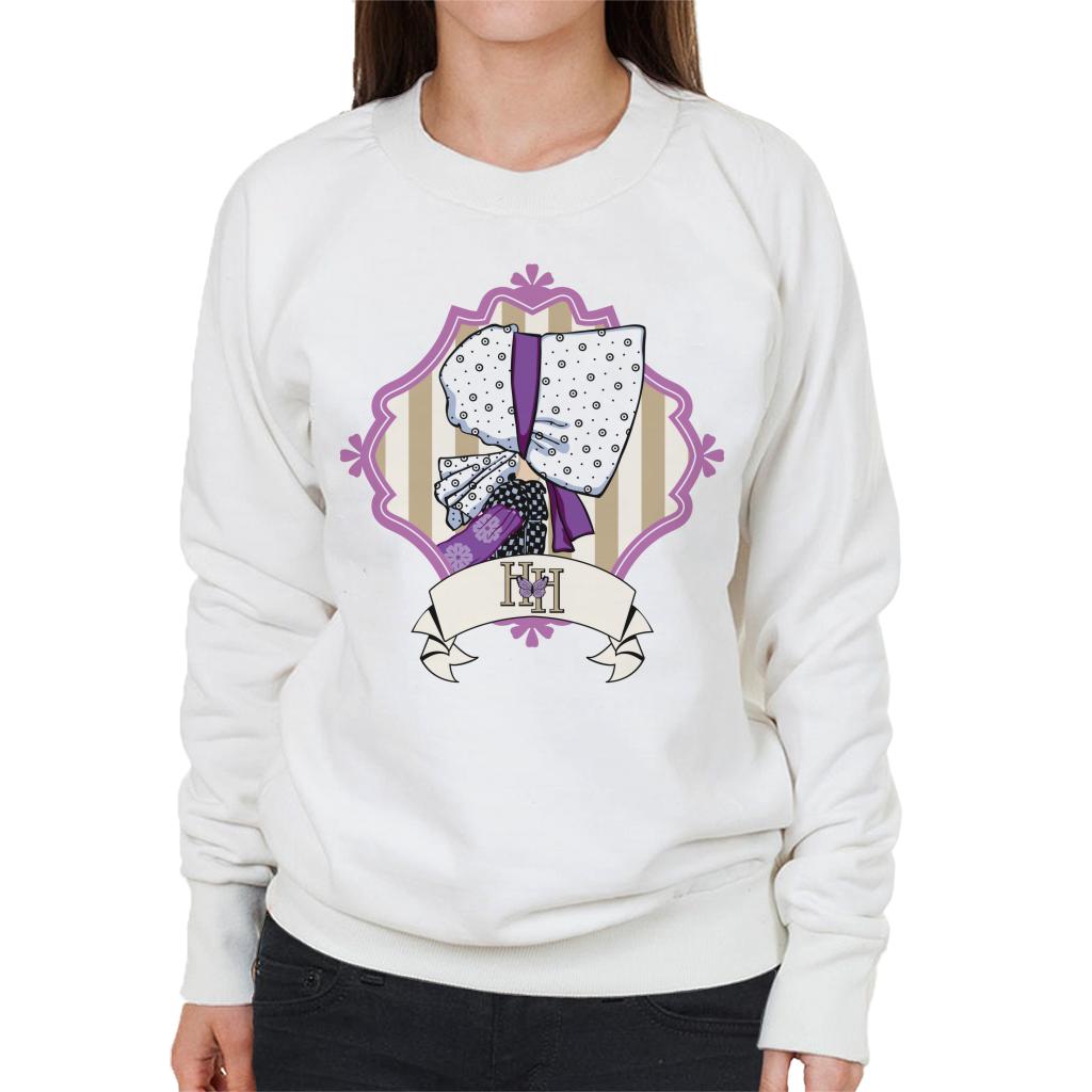 Holly Hobbie Classic Bonnet Side Profile Women's Sweatshirt-ALL + EVERY