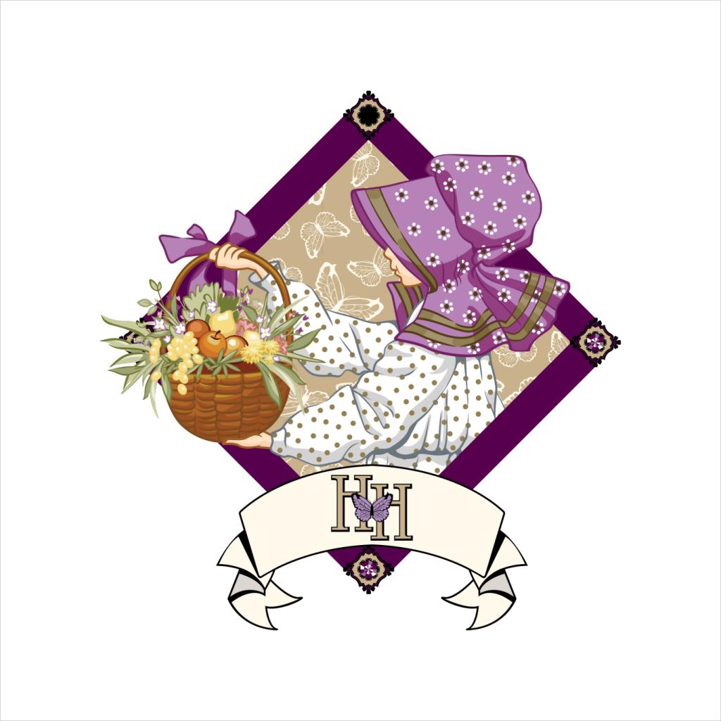 Holly Hobbie Classic With A Basket Of Fruit And Flowers Men's Sweatshirt-ALL + EVERY