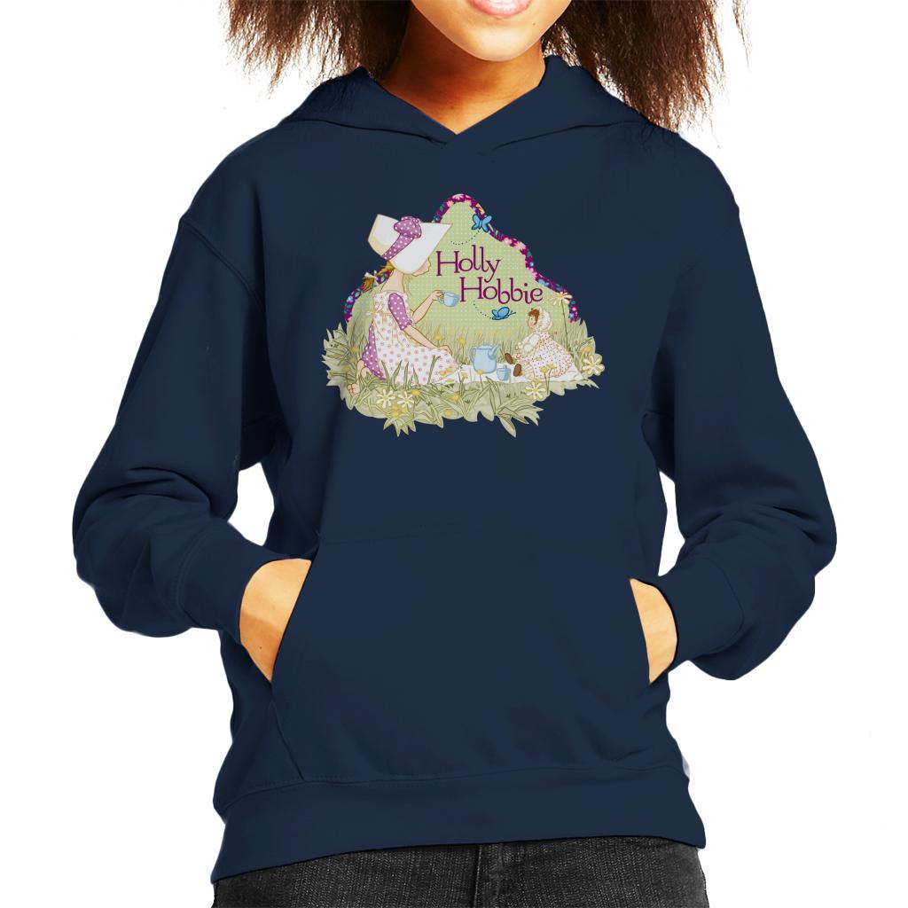 Holly Hobbie Classic Tea Party Kid's Hooded Sweatshirt-ALL + EVERY