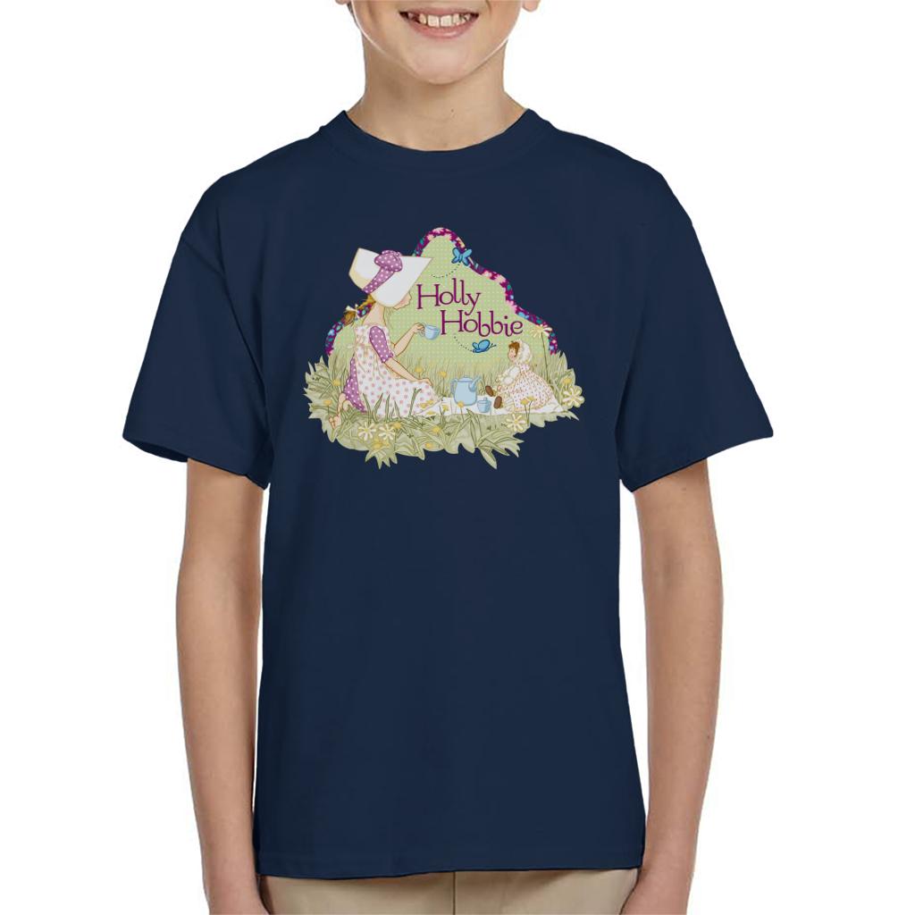 Holly Hobbie Classic Tea Party Kid's T-Shirt-ALL + EVERY