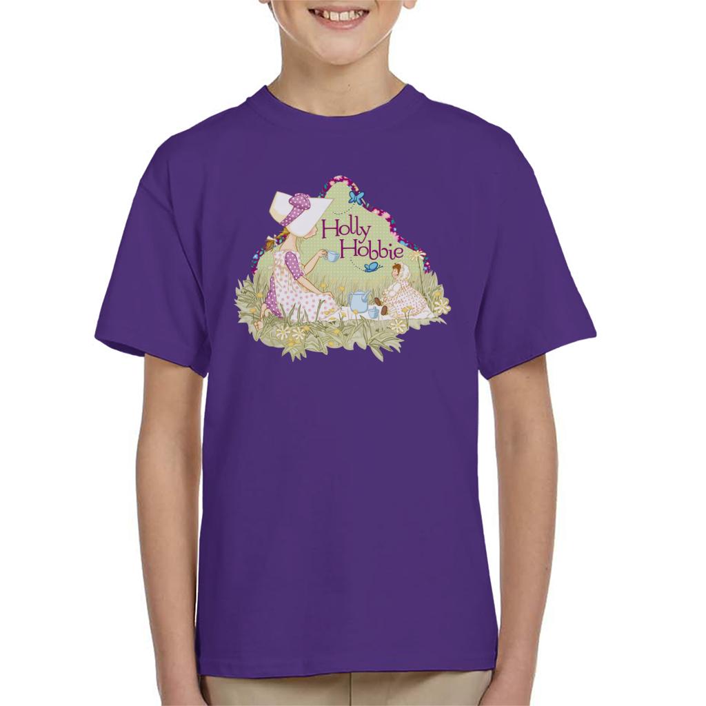 Holly Hobbie Classic Tea Party Kid's T-Shirt-ALL + EVERY