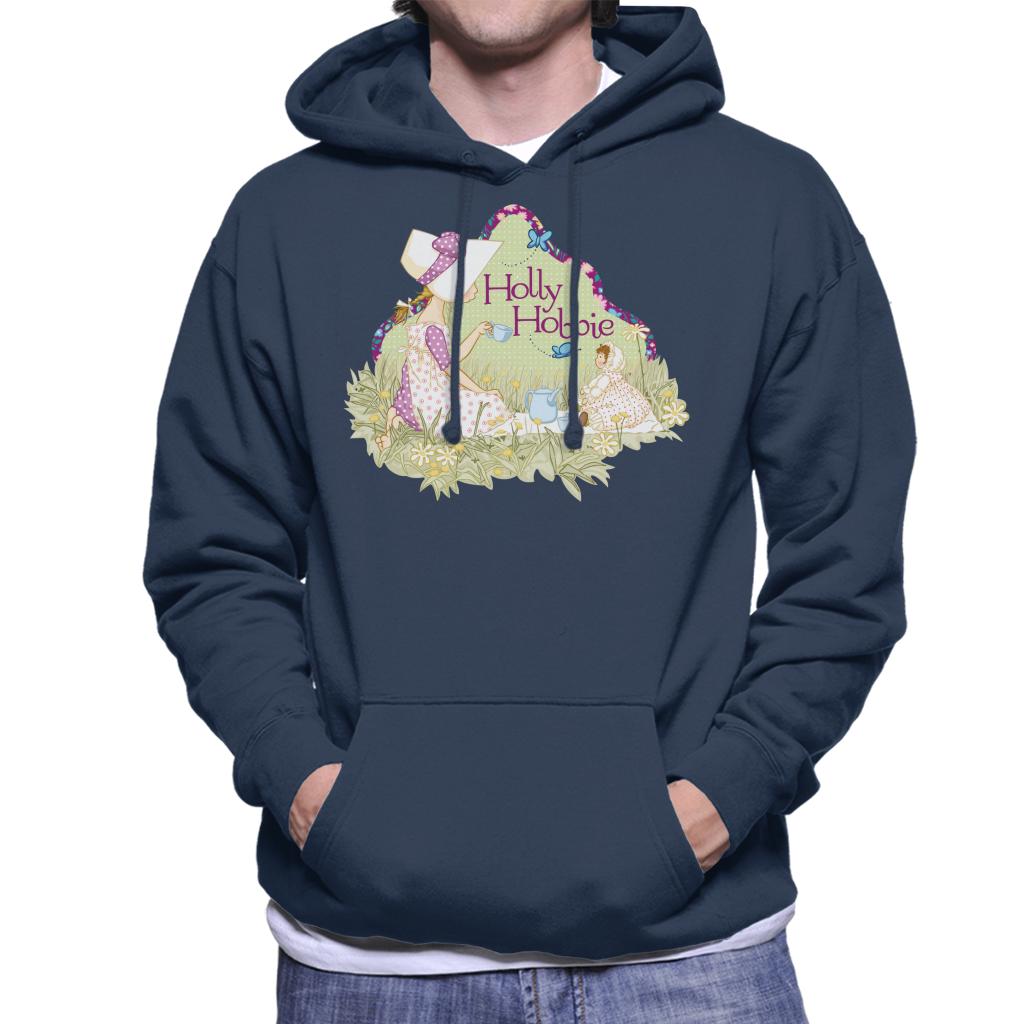 Holly Hobbie Classic Tea Party Men's Hooded Sweatshirt-ALL + EVERY