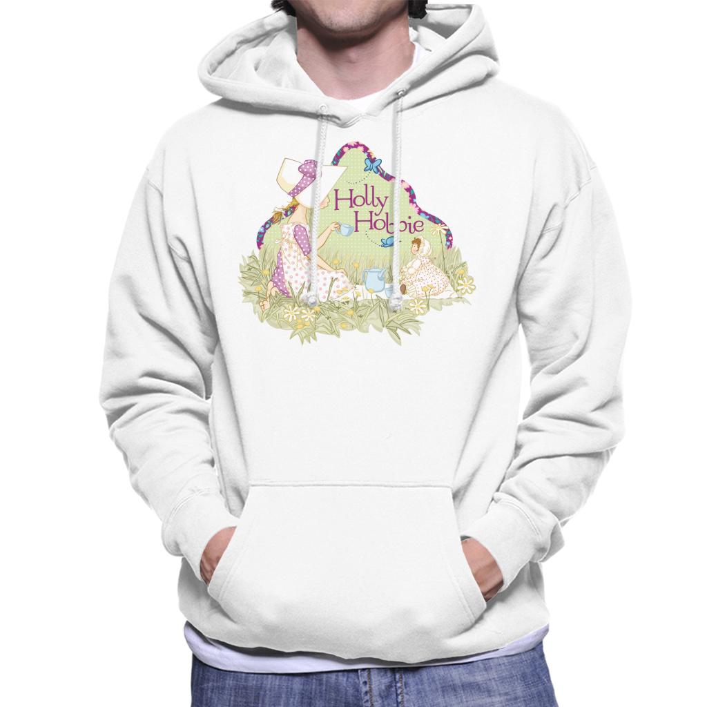 Holly Hobbie Classic Tea Party Men's Hooded Sweatshirt-ALL + EVERY