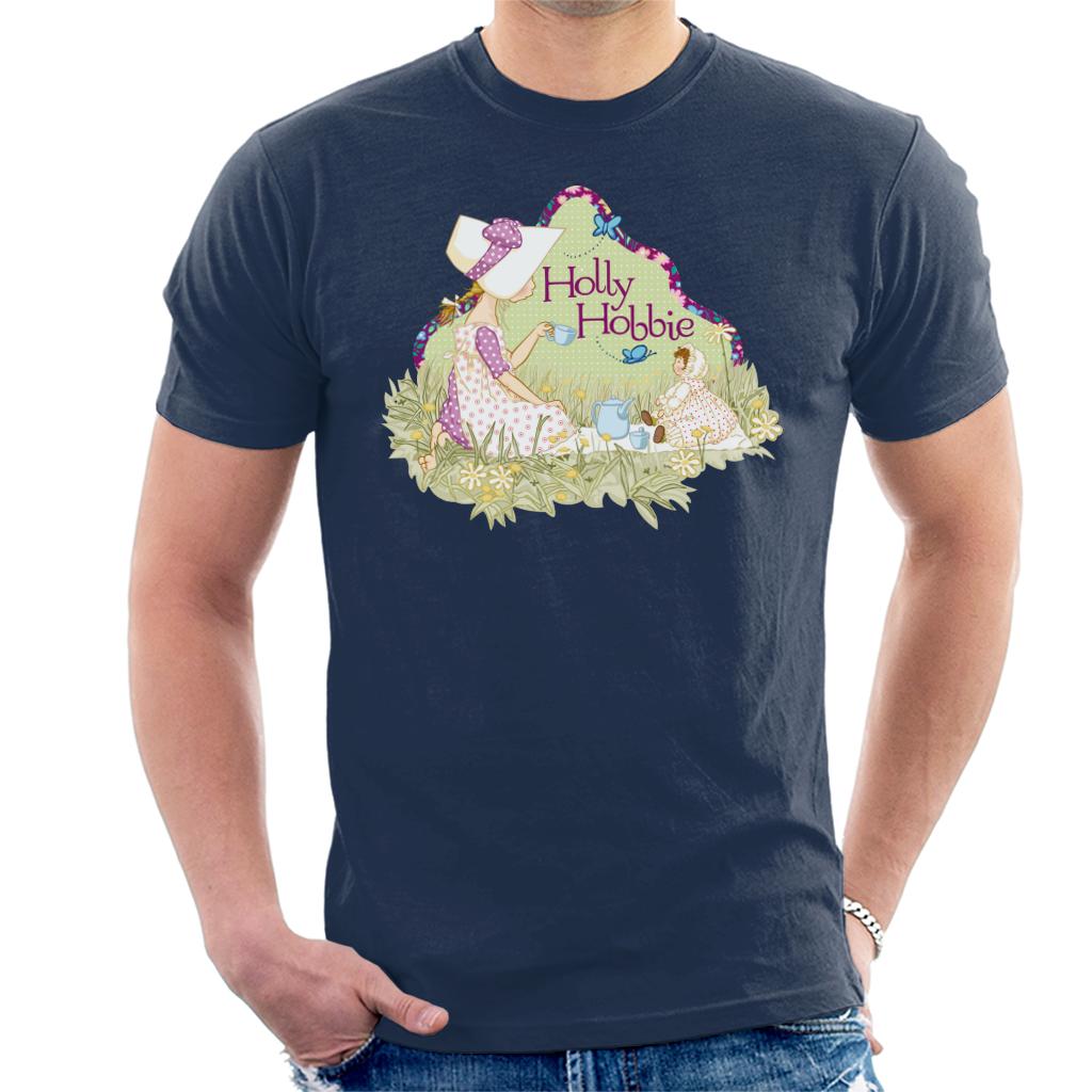 Holly Hobbie Classic Tea Party Men's T-Shirt-ALL + EVERY