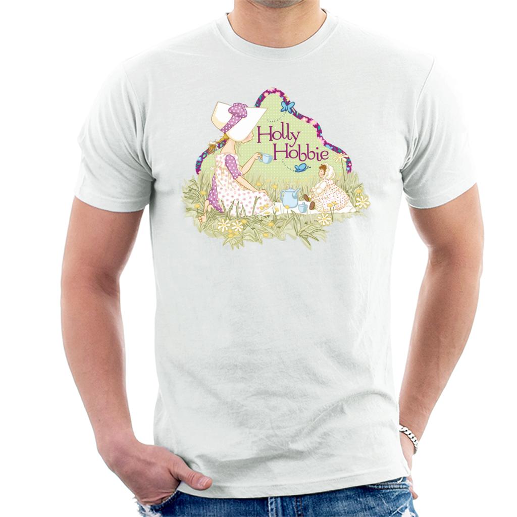 Holly Hobbie Classic Tea Party Men's T-Shirt-ALL + EVERY