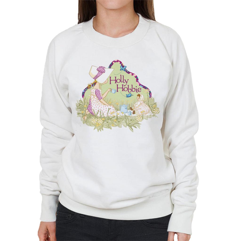 Holly Hobbie Classic Tea Party Women's Sweatshirt-ALL + EVERY