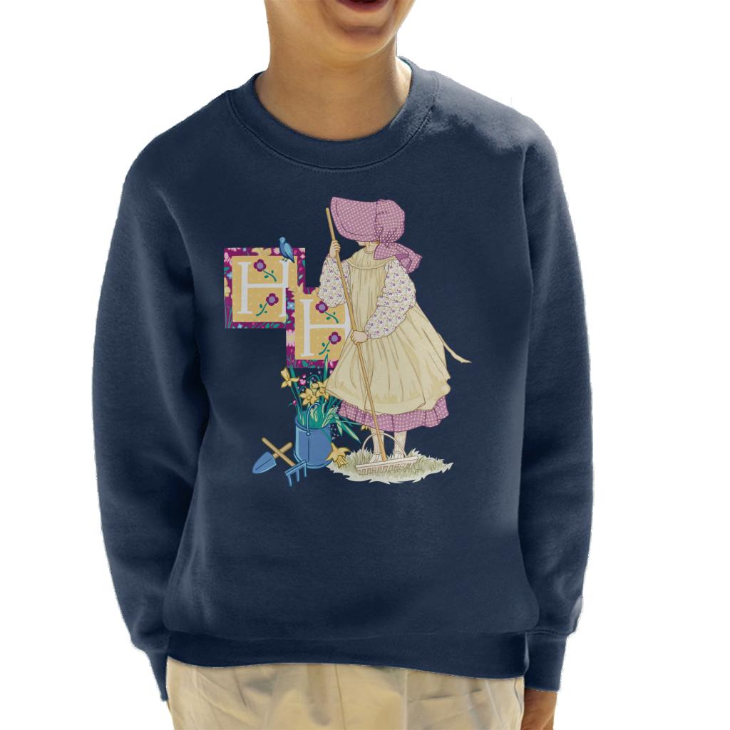 Holly Hobbie Classic Gardening Kid's Sweatshirt-ALL + EVERY