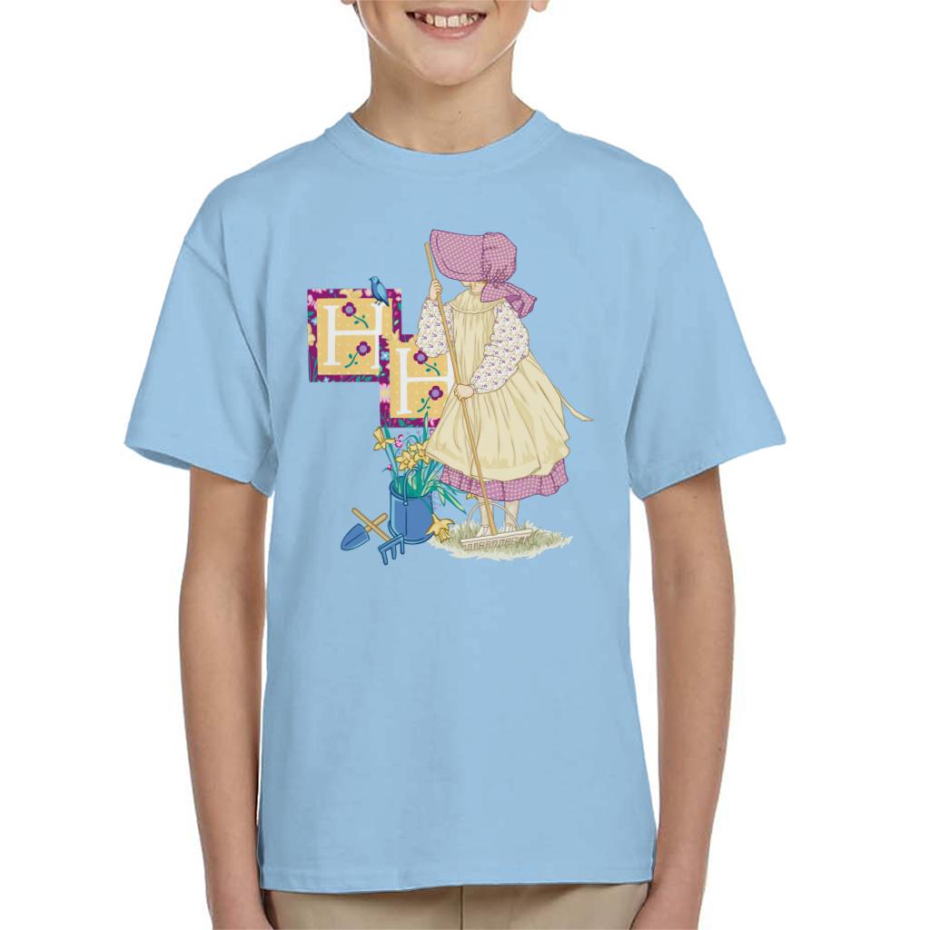 Holly Hobbie Classic Gardening Kid's T-Shirt-ALL + EVERY