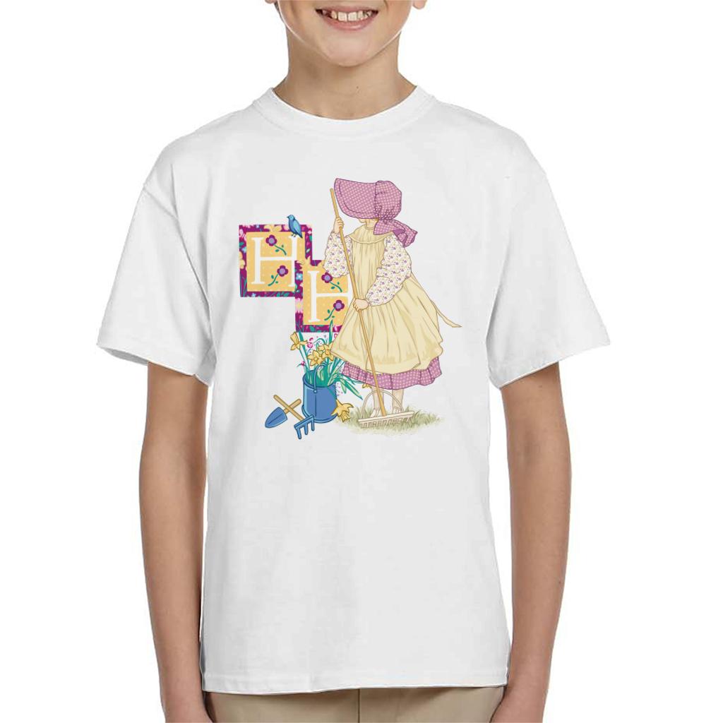 Holly Hobbie Classic Gardening Kid's T-Shirt-ALL + EVERY