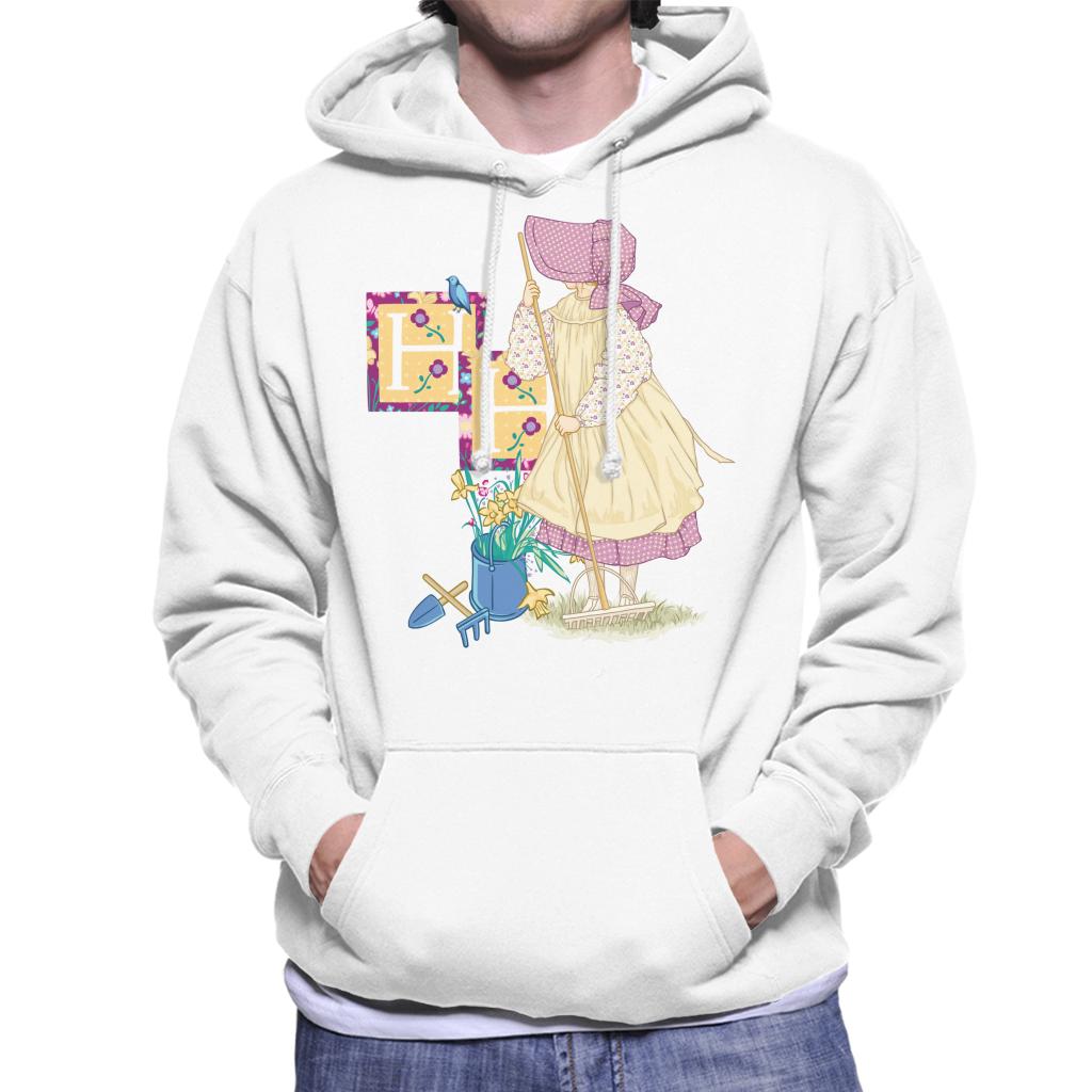 Holly Hobbie Classic Gardening Men's Hooded Sweatshirt-ALL + EVERY