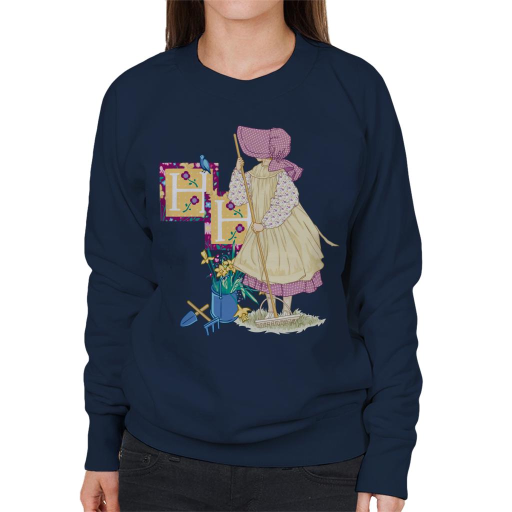 Holly Hobbie Classic Gardening Women's Sweatshirt-ALL + EVERY