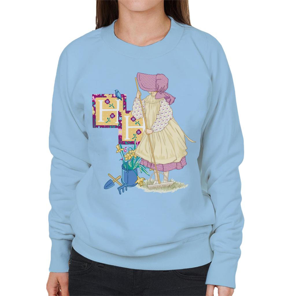 Holly Hobbie Classic Gardening Women's Sweatshirt-ALL + EVERY
