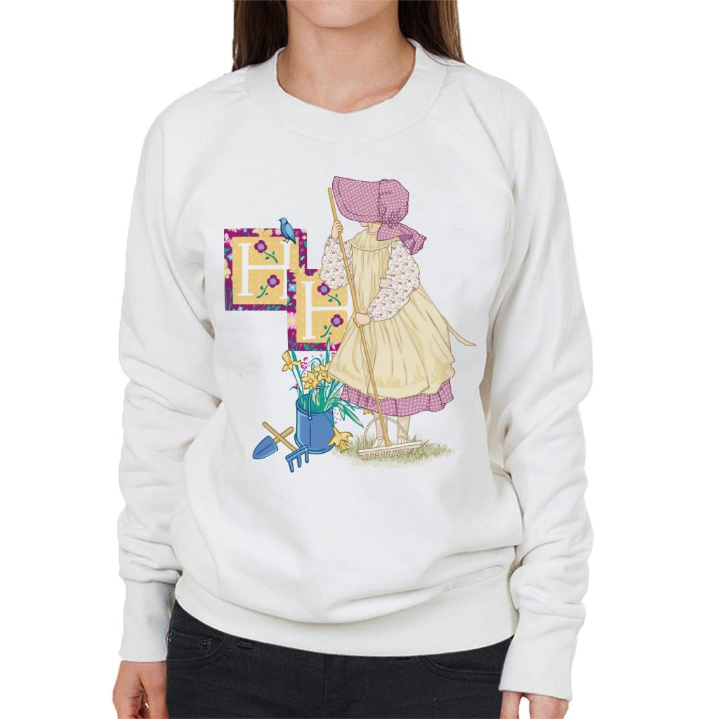 Holly Hobbie Classic Gardening Women's Sweatshirt-ALL + EVERY