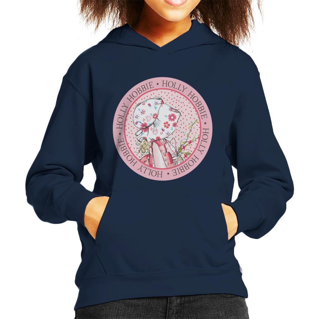 Holly Hobbie Classic Circle Kid's Hooded Sweatshirt-ALL + EVERY