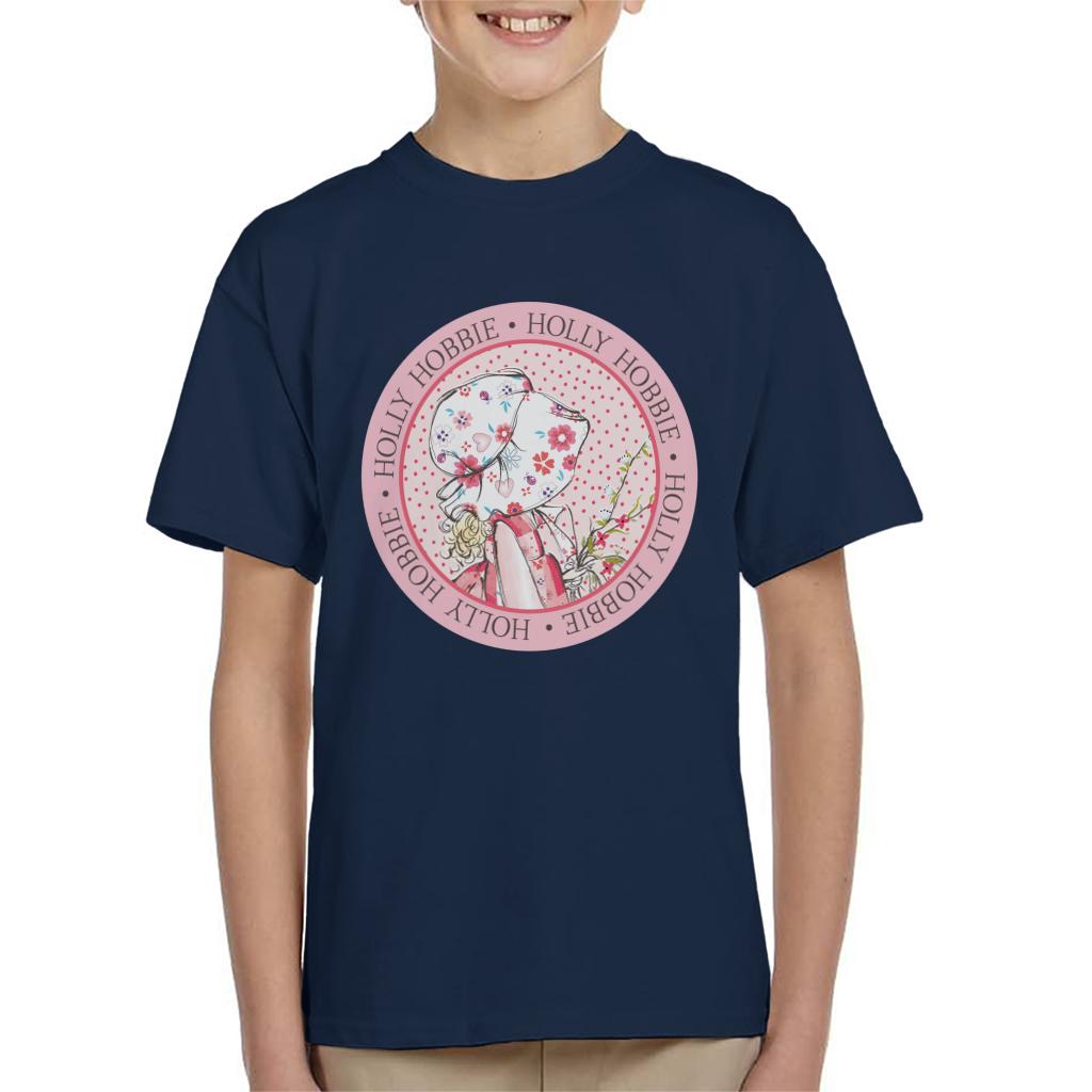 Holly Hobbie Classic Circle Kid's T-Shirt-ALL + EVERY