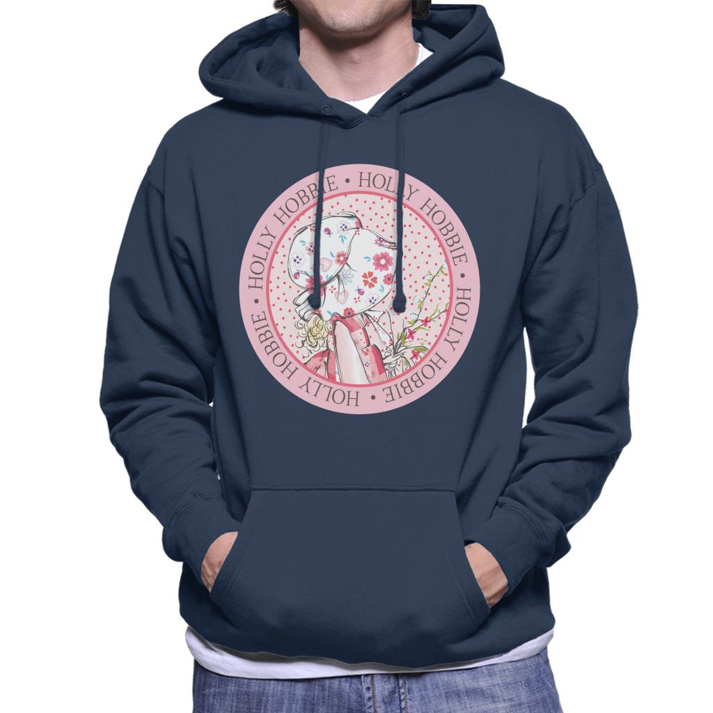 Holly Hobbie Classic Circle Men's Hooded Sweatshirt-ALL + EVERY