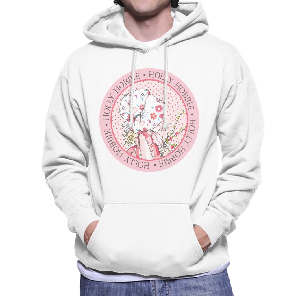 Holly Hobbie Classic Circle Men's Hooded Sweatshirt-ALL + EVERY