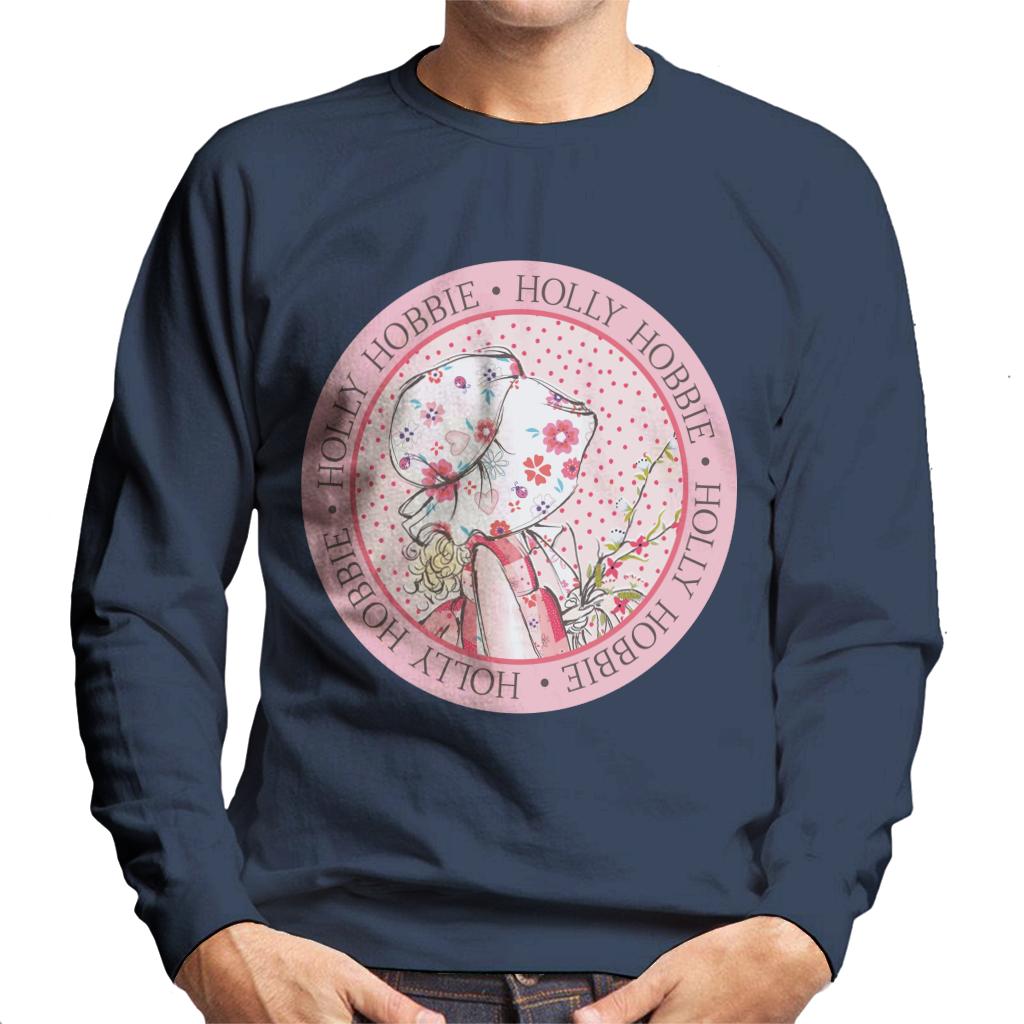 Holly Hobbie Classic Circle Men's Sweatshirt-ALL + EVERY