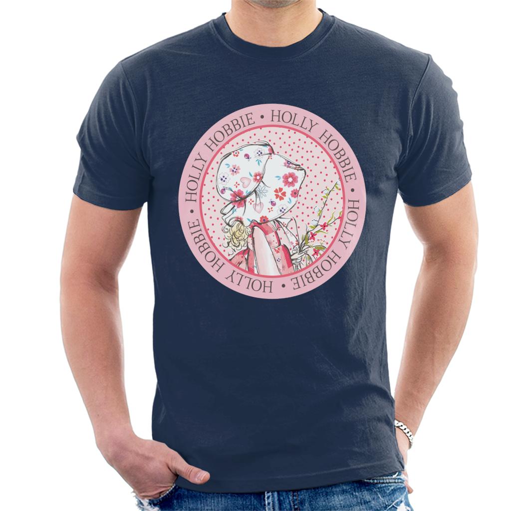 Holly Hobbie Classic Circle Men's T-Shirt-ALL + EVERY