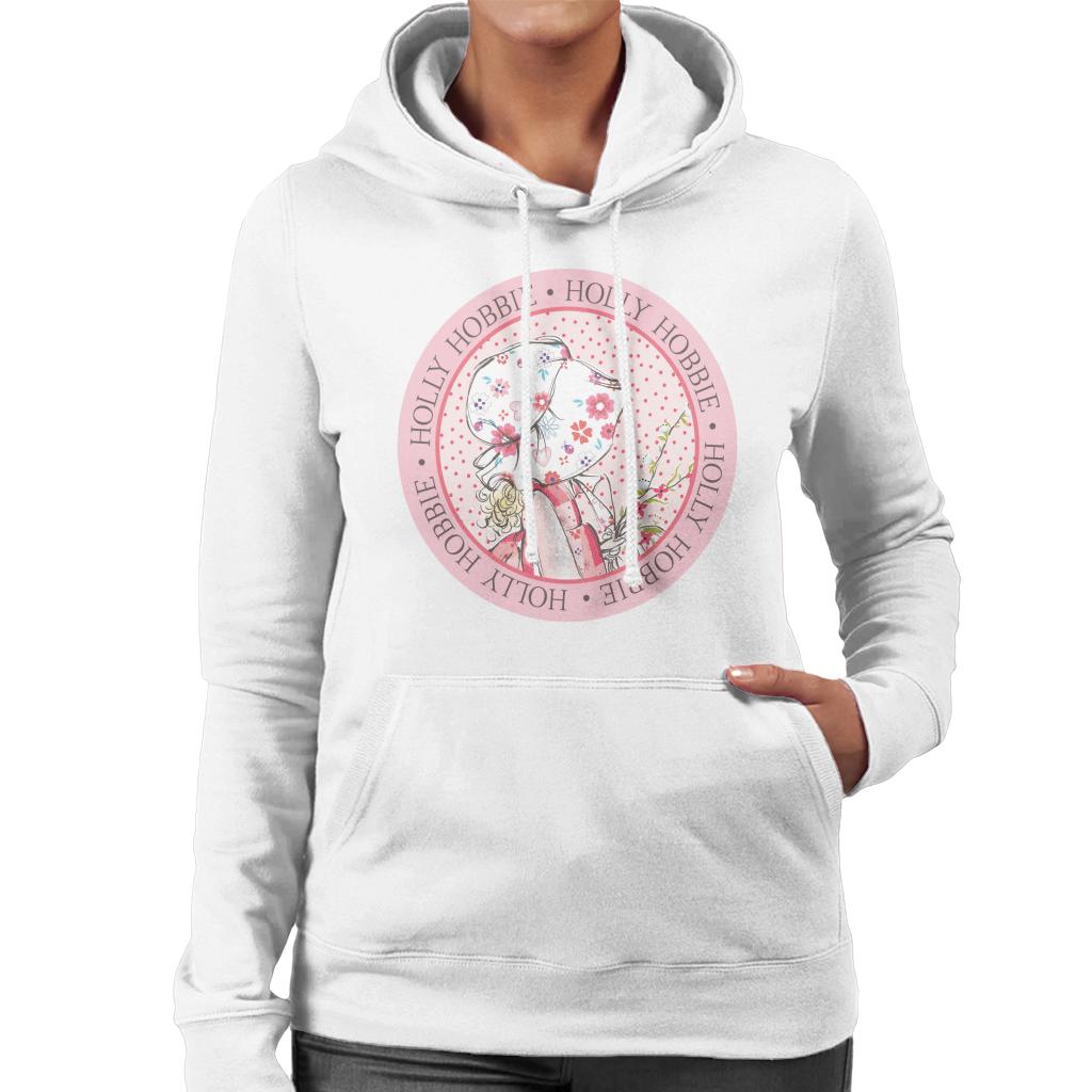 Holly Hobbie Classic Circle Women's Hooded Sweatshirt-ALL + EVERY