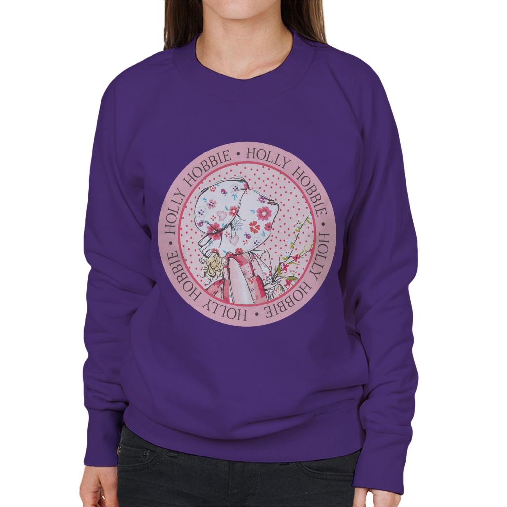 Holly Hobbie Classic Circle Women's Sweatshirt-ALL + EVERY