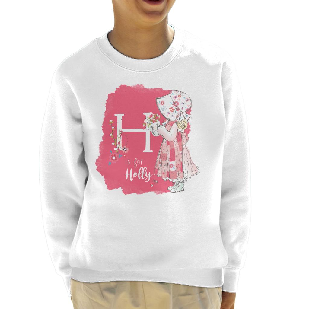 Holly Hobbie Classic H Is For Holly Kid's Sweatshirt-ALL + EVERY
