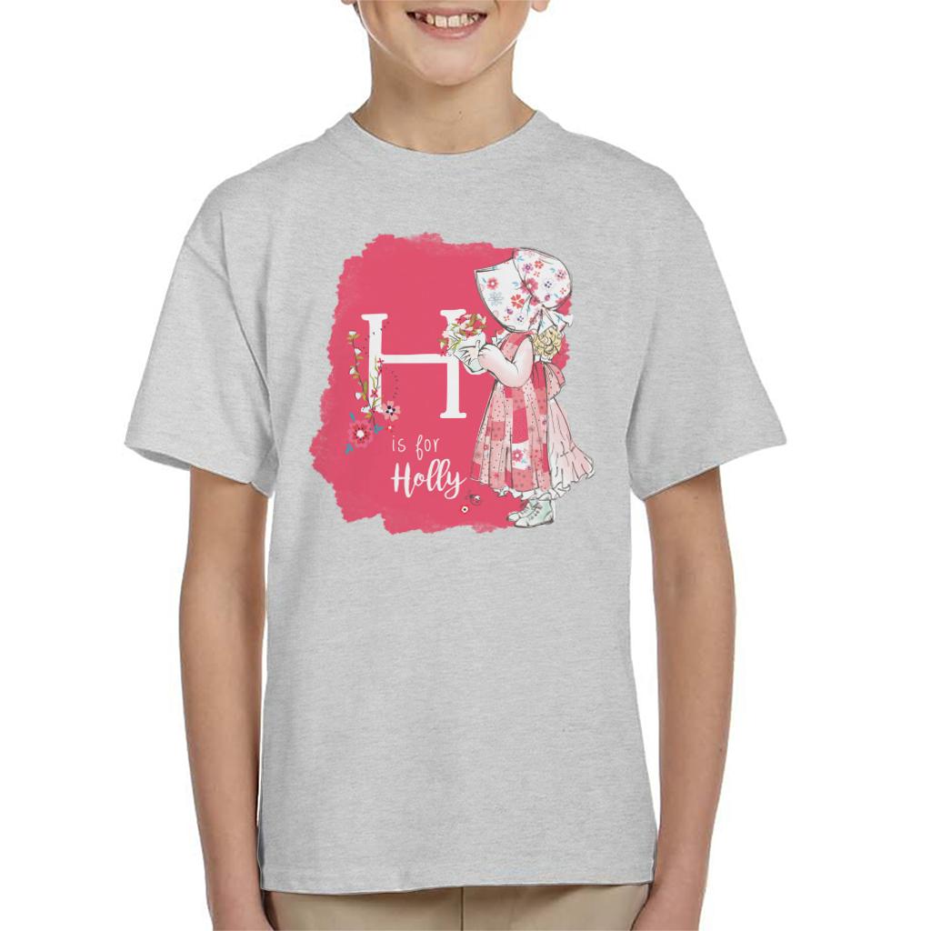 Holly Hobbie Classic H Is For Holly Kid's T-Shirt-ALL + EVERY