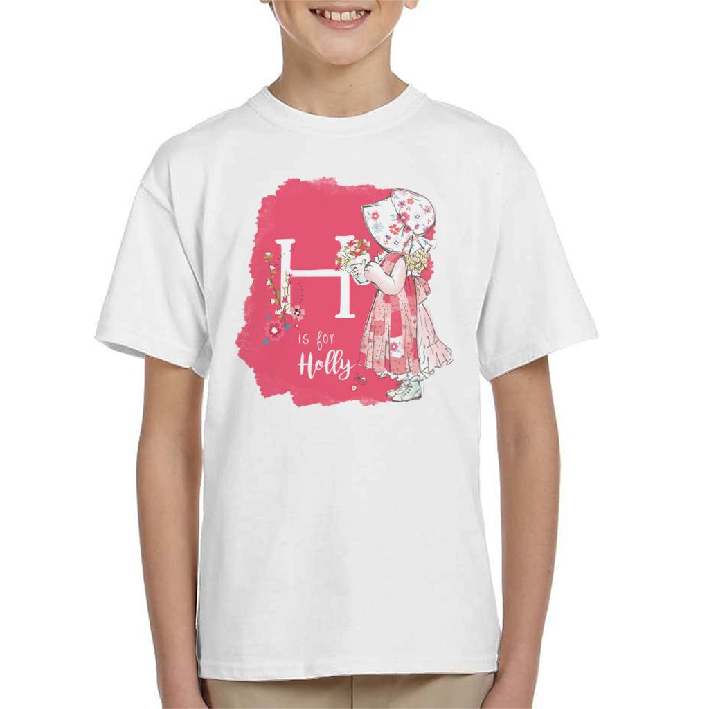 Holly Hobbie Classic H Is For Holly Kid's T-Shirt-ALL + EVERY