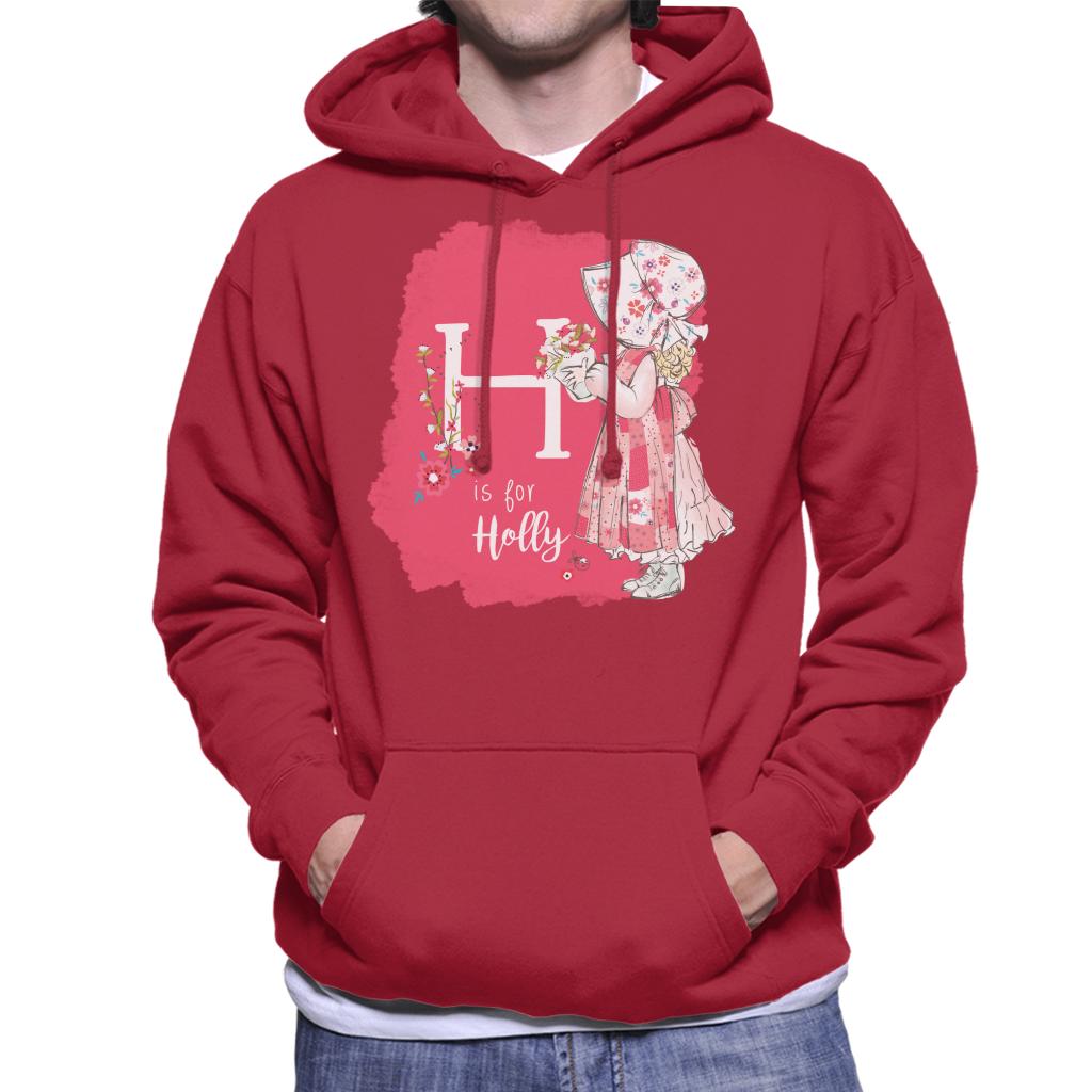 Holly Hobbie Classic H Is For Holly Men's Hooded Sweatshirt-ALL + EVERY