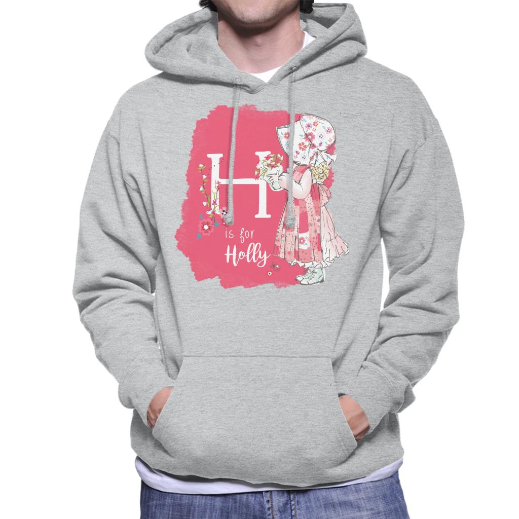 Holly Hobbie Classic H Is For Holly Men's Hooded Sweatshirt-ALL + EVERY