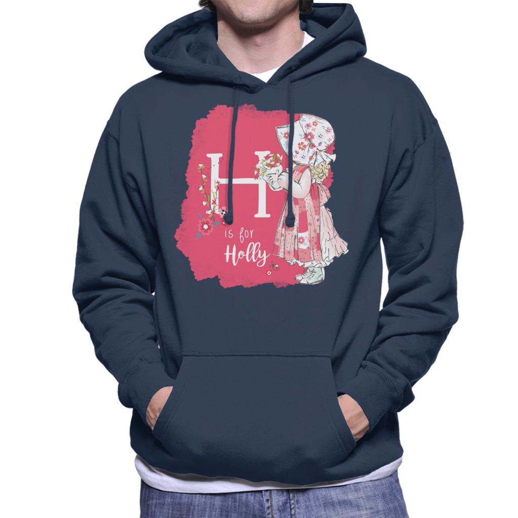 Holly Hobbie Classic H Is For Holly Men's Hooded Sweatshirt-ALL + EVERY