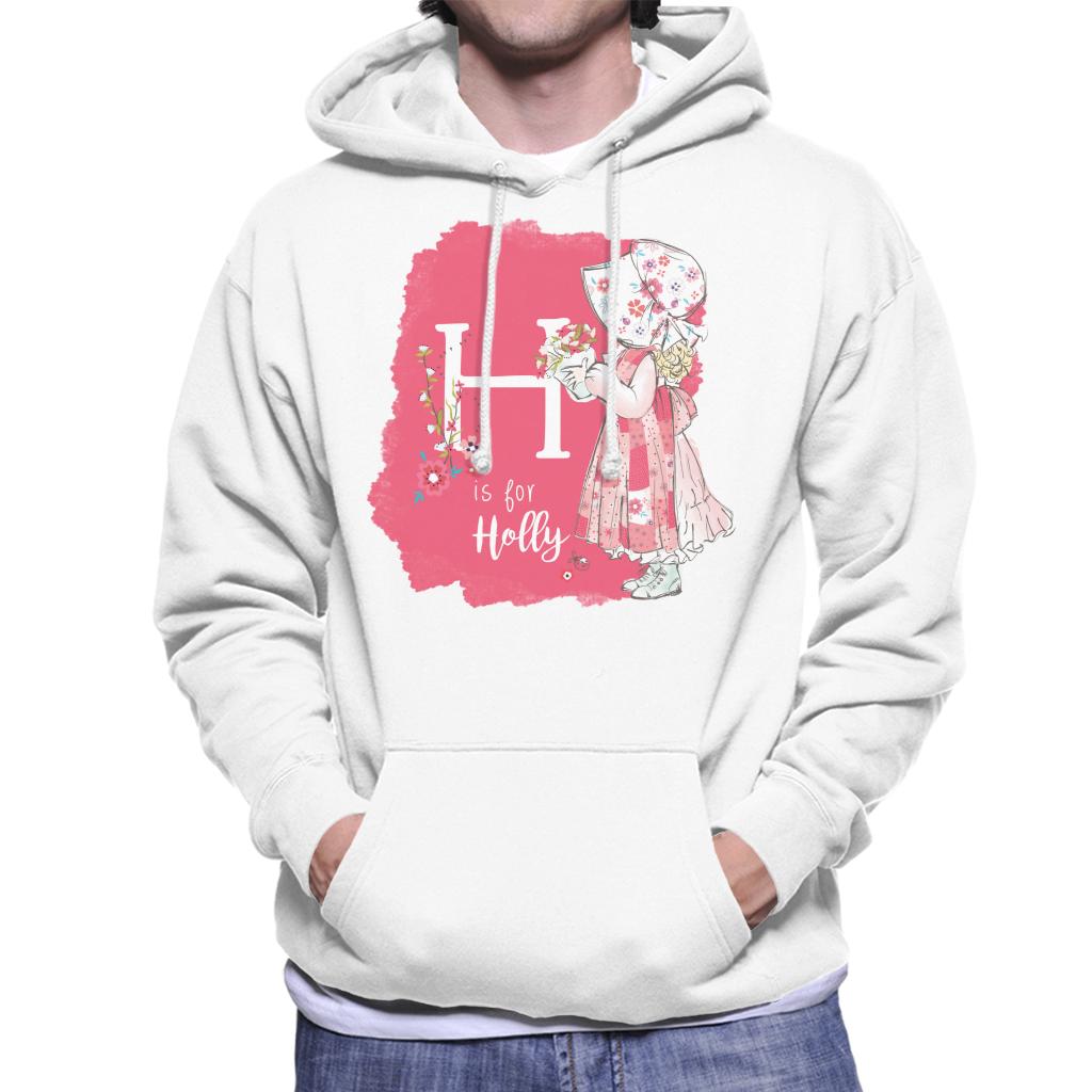 Holly Hobbie Classic H Is For Holly Men's Hooded Sweatshirt-ALL + EVERY